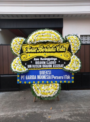 Papan Bunga Duka di Pangkalan Kuras